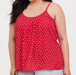 Red Heart Georgette Cami